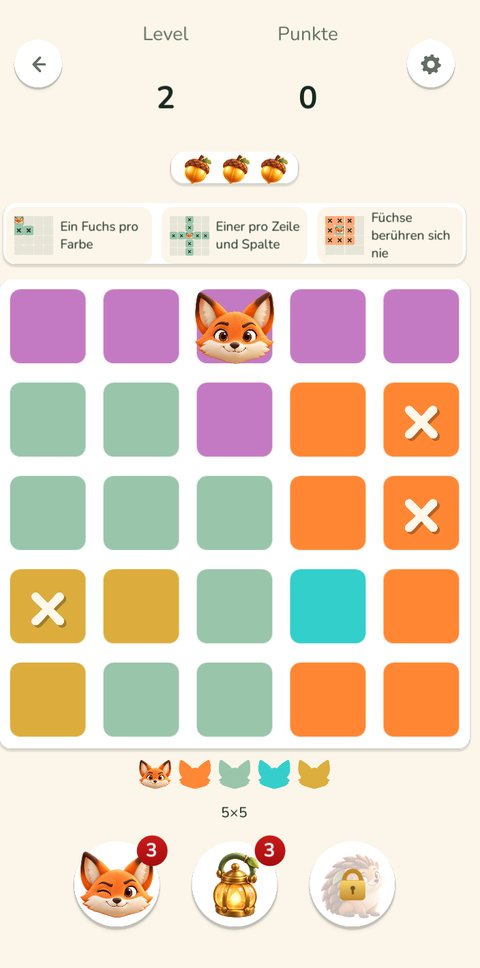 Fabeldoku – Spielbrett / game board